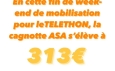 313 € de dons au Téléthon
